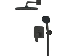 Grohe Potinkinis dušo komplektas Cubeo su Tempesta 250 dušo galva, matinė juoda sp.