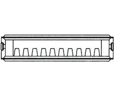 Hm Heizkorper Renovacinis plieno radiatorius HM 21C-AT-55-0600, prijungimas šoninis