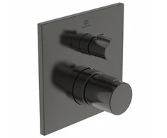Ideal Standard Ceratherm C100 potinkinis termostatinis maišytuvas dušui ir voniai, išorinė dalis, matinė juoda