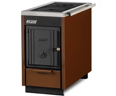 Kieto kuro katilas viryklė "Kalvis 4CN" 10 kW, dvi kaitvietės