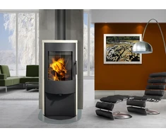 Krosnelė Romotop Alpera 01, plieninė su pilna keramikos 92360 apdaila