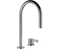 Laufen Maišytuvas 2-jų dalių snapo ilgis 166 mm, sukiojamas snapas, be dugno vožtuvo
