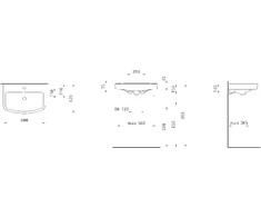 Laufen Kompas praustuvas 600x420 mm, baltas