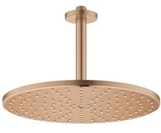 Lietaus dušo galva Grohe Rainshower Mono 310mm, iš lubų su laikikliu 191mm, brushed warm sunset