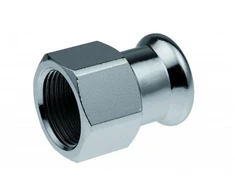 Nerūd. plieno KAN-therm Inox pres. jungtis 28 x 1/2", su vid. sriegiu