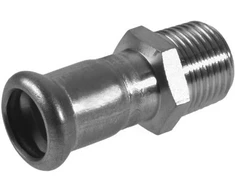 Nerūd. plieno KAN-therm Inox pres. jungtis 28 x 3/4", su iš. sriegiu