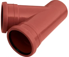 Pipelife Lauko kanaliz. PVC trišakis 160x160/45°