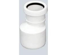 Pipelife Vidaus kanaliz. perėjimas trumpas movai PP HT 40x32 mm, balta