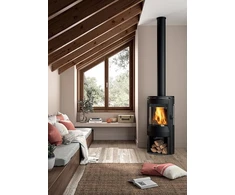 Plieninė krosnelė Invicta Neosen, su šoniniais stiklais, 6kW (P948837)