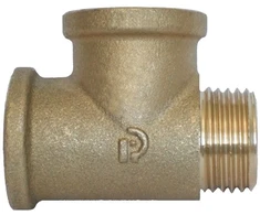 RINALDI Bronzinis trišakis 1/2" (vid. sr.) x 1/2" (vid. sr.) x 1/2" (iš. sr.)