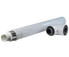Sime koaksialinio dūmtraukio komplektas, 0,944mm, d=60/100