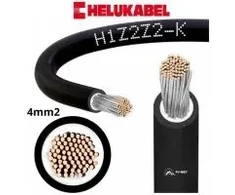 Solar kabelis MG WIRES EN 50618 4,00 mm2 Q H1Z2Z2-K 100 metrų juodas