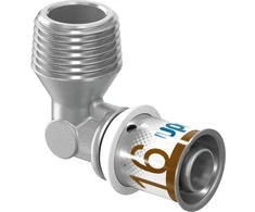 Uponor S-Press PLUS alkūnė išoriniu sriegiu 16-R1/2"MT