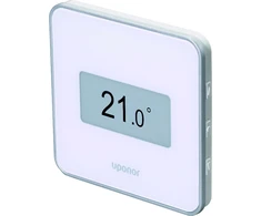 Uponor Smatrix Wave termostatas stilingas skaitm. + drėg. d. T-169 baltas