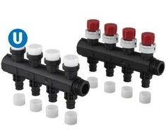 Uponor Vario Plus Q&amp;E kolektorius bal. LS 4X Q&amp;E 20x2,0