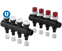 Uponor Vario Plus Q&amp;E kolektorius bal. LS 6X Q&amp;E 17x2,0