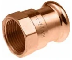 Varinė pres. jungtis su vidiniu sriegiu KAN-therm, 22 x 1"