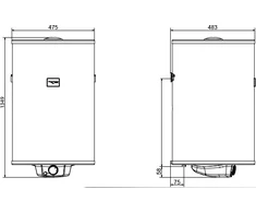 Vertikalus elektrinis vandens šildytuvas Stiebel Eltron PSH 150 Classic, 150L