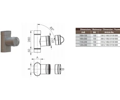 Vilpros Pramone SWO pravala su akle NP d.150/110x230 (310 2 1002 0150 000)