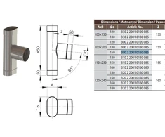 Vilpros Pramone SWO trišakis NP d.180/120x240 (320 2 2001 0180 085)