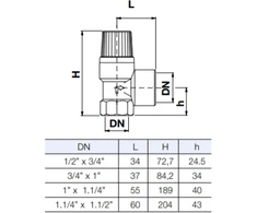 Watts Industries Apsauginis vožtuvas3/4" 1.5bar (10004730)