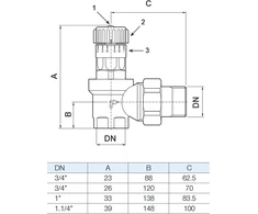 Watts Industries Perleidimo vožtuvas 1" USVR 25 (10005174)