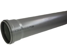 Wavin Kanalizacijos vamzdis su mova PVC 50x3x315, pilkas (3069759)