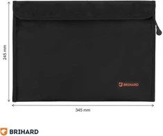 BRIHARD FIRE PROOF DOCUMENTS BAG