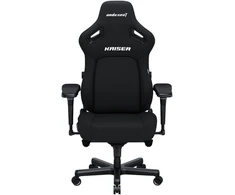 Žaidimų kėdė AndaSeat Kaiser 4 XL, juodos spalvos, medžiaga: audinys
