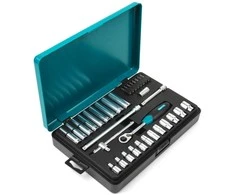 Kamasa Tools 1/4 galvučių ir antgalių rinkinys 34vnt