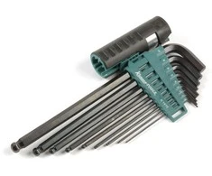 Kamasa Tools Ilgų šešiakampių su apvaliu galu rinkinys