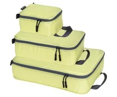 Daiktų pakavimo rinkinys COCOON Packing Cube Set - Birch - Sunny Lime