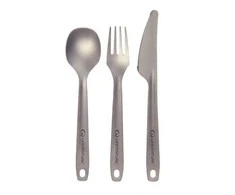 Įrankių rinkinys Lifeventure Titanium 3pcs Cutlery Set