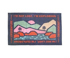 Kelioninė antklodė Lifeventure Fleece Lined Blanket - Violetinė