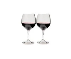 Kelioninių raudono vyno taurių rinkinys GSI Outdoors Nesting Raudona Wine Glass Set