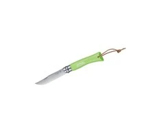 Opinel France Peilis Opinel Colorama 07 Inox Grab, žalias, su dirželiu