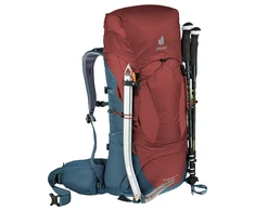 Kuprinė Deuter Aircontact Lite 40+10 - Pilka / Mėlyna
