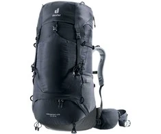 Deuter Aircontact Lite 45+10 SL moteriška žygio kuprinė Juodas