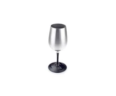 Metalinė taurė vynui GSI Outdoors Nesting Wine Glass Glacier SS