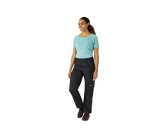 Moteriškos patrumpintos kelnės nuo lietaus Rab Downpour Eco Full Zip Pants Trumpintos - Juoda - XL