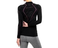 Mot. termo marškinėliai Brubeck Thermo Women's Sweatshirt - Juoda - M