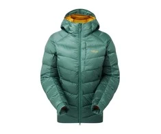 Moteriška pūkinė striukė Rab Glaceon Pro Jacket Wmns - XS - Eukalipto