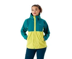 Moteriška striukė nuo lietaus Rab Downpour Eco Jacket - XS - Elektrinė/geltona