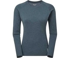 Moteriški marškinėliai Montane Dart Long Sleeve - Raudona - M