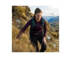 Moteriški marškinėliai Montane Dart Long Sleeve - Mėlyna - XL