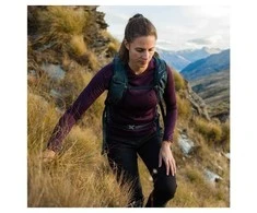Moteriški marškinėliai Montane Dart Long Sleeve - Raudona - XL