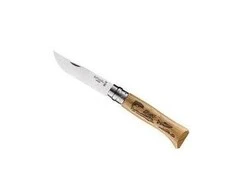 Peilis Opinel Nr.8 ąžuoline rankena su žuvimis