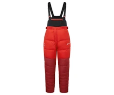 Pūkinės kelnės Montane Apex 8000 Down Salopettes - Raudona - L