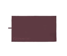 Lifeventure perdirbto minkšto pluošto rankšluostis Trek, juodųjų serbentų spalvos, XL 130x75 cm