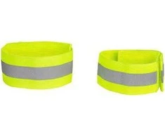 Šviesą atspindinti apyrankė Nordic Grip Reflective Arm/Leg Band - Geltona